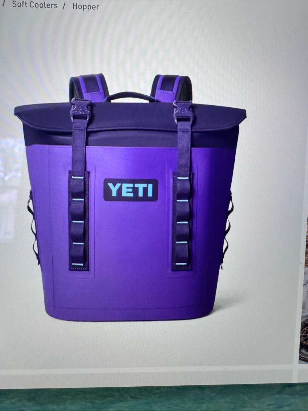 Yeti Purple Soft Cooler Backpack - Deep Purple